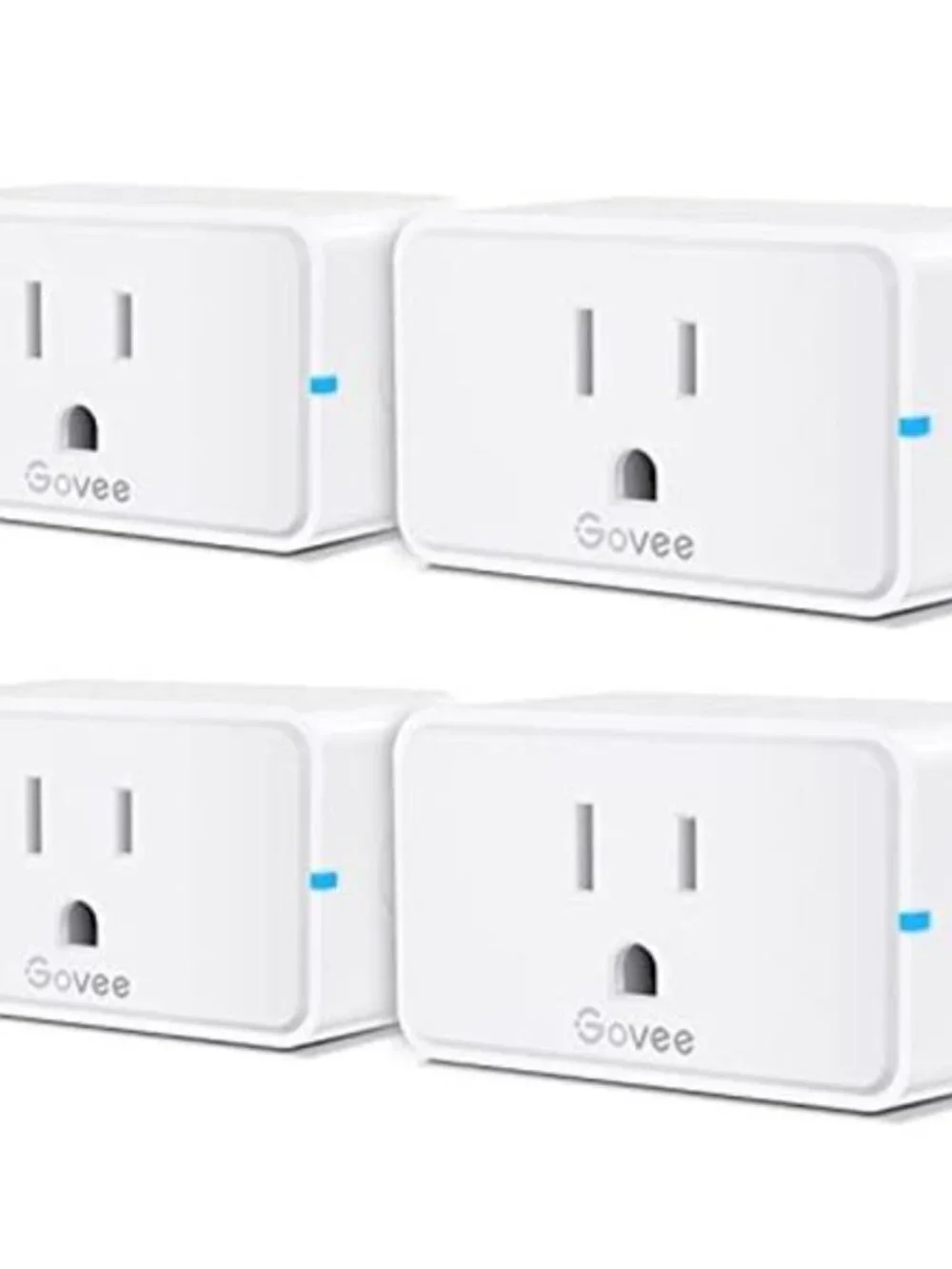Govee Smart Plug 15A, WiFi Bluetooth Outlets 4 Pack Work with Alexa and Google